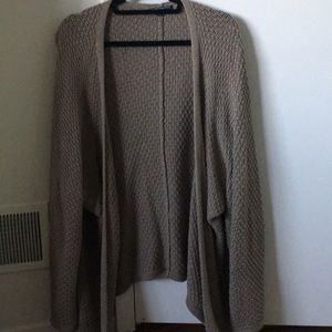 Brandy Melville taupe oversized cardigan